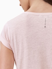 Rosa - Camiseta AllSaints Anna V 100% algodão orgânico - Imagem 6 de 8
