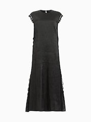 AllSaints Black Lyra Dress - Image 7 of 8