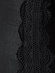 AllSaints Black Lyra Dress - Image 8 of 8