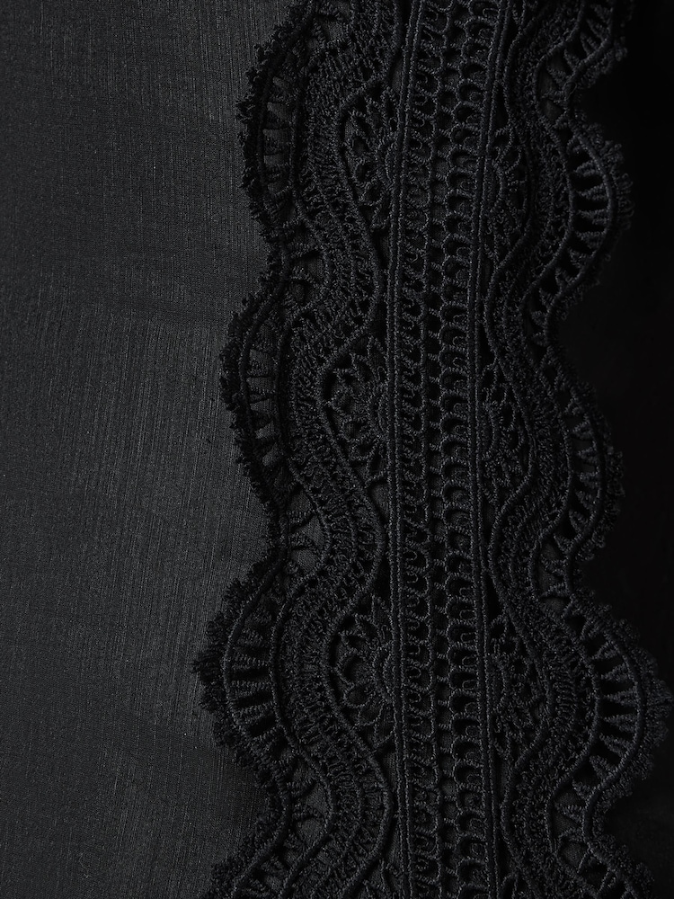 AllSaints Black Lyra Dress - Image 8 of 8 AllSaints Black Lyra Dress - Image 8 of 8