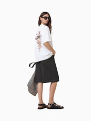 AllSaints White Eternal Etta 100% Organic Cotton T-Shirt - Image 5 of 9