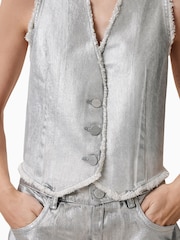 Colete AllSaints Andrea 100% de algodão - Imagem 5 de 7
