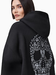 AllSaints Black Shkull Etienne Hoodie - Image 2 of 8