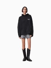 AllSaints Black Shkull Etienne Hoodie - Image 5 of 8