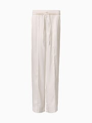 לבן - AllSaints Alba Satin Trousers - תמונה 8 מתוך 8