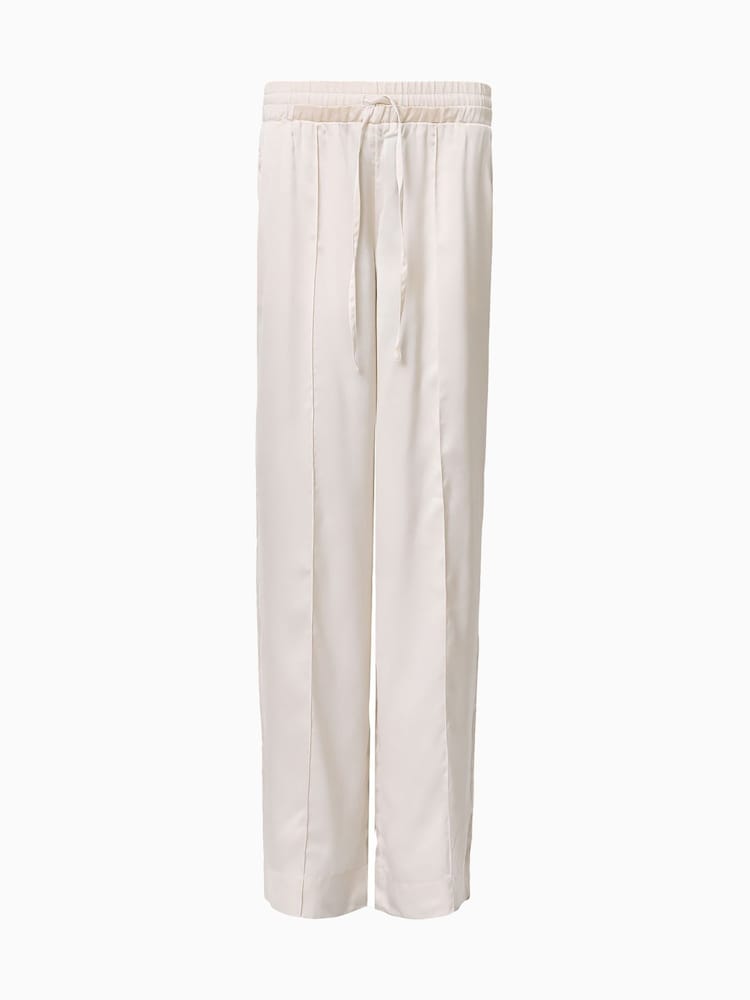 לבן - AllSaints Alba Satin Trousers - תמונה 8 מתוך 8