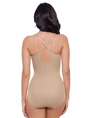 Miraclesuit Nude Sexy Sheer Extra Firm Control Underwired Shaping Bodysuit with Foam Cups - Image 3 of 5