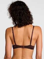 Victoria's Secret PINK Leopard Brown Non Wired Push Up Bra - Image 2 of 3