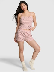 Victoria's Secret PINK Dollhouse Pink Pyjama Short Bottoms - Image 1 of 2