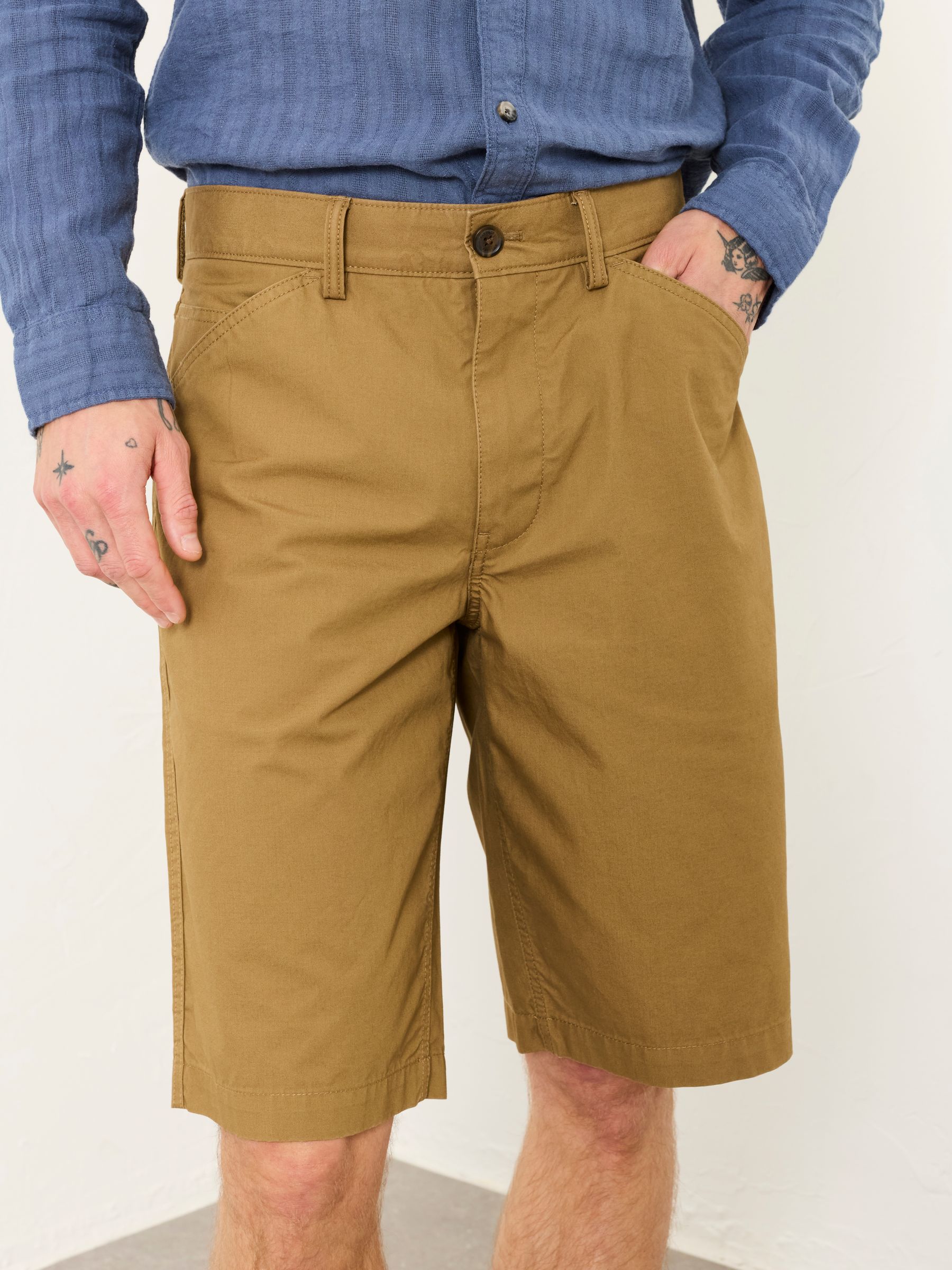 Fat Face Men's Dark Natural Fatface Ryde Utility Shorts