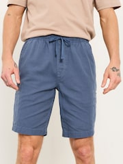 Albastru deschis - FatFace Pull On Garment Dye Utility Shorts - Imaginea 4 din 7