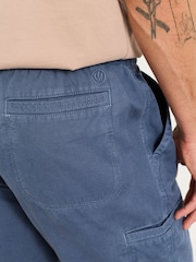 Albastru deschis - FatFace Pull On Garment Dye Utility Shorts - Imaginea 5 din 7