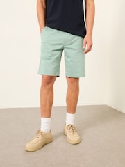 FatFace Mawes Duck Egg Blue Chino Shorts - Image 1 of 6