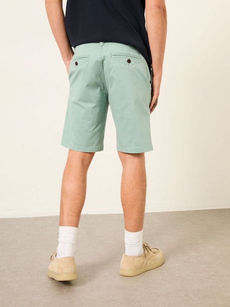 FatFace Mawes Duck Egg Blue Chino Shorts - Image 2 of 6