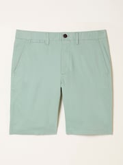 FatFace Mawes Duck Egg Blue Chino Shorts - Image 6 of 6