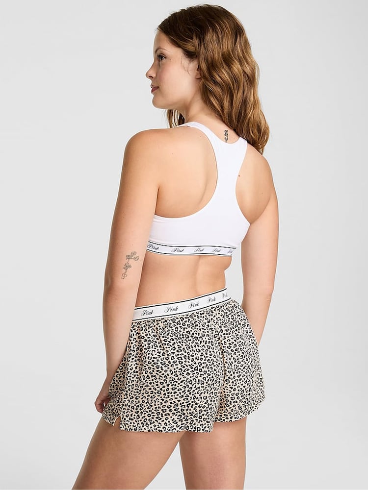Victoria's Secret PINK Brown Leopard Pyjama Bottoms - Image 2 of 2 Victoria's Secret PINK Brown Leopard Pyjama Bottoms - Image 2 of 2