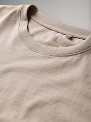 The Set Navy/Stripe/Neutral/Khaki 4 Pack Heavyweight Long Sleeve T-Shirts - Image 6 of 7