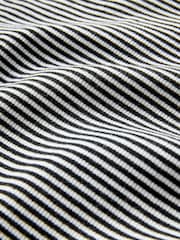 The Set Black/White/Grey/Stripe 4 Pack Rib Contrast Long Sleeve T-Shirts - Image 7 of 7
