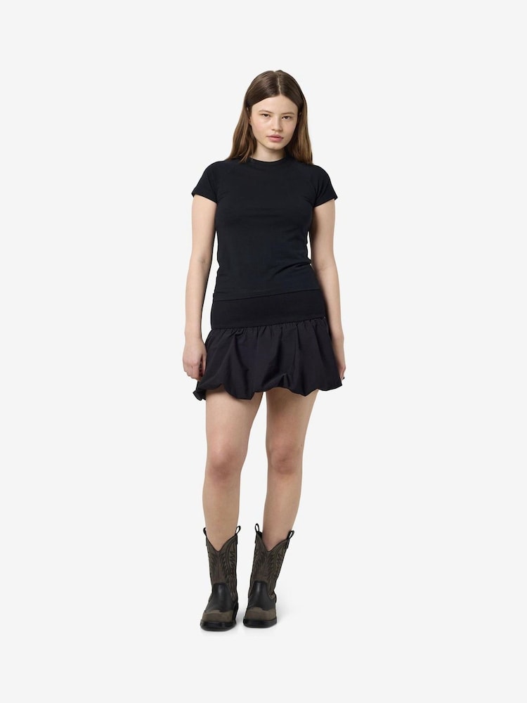 NOISY MAY Black Balloon Bubble Mini Skirt - Image 4 of 4