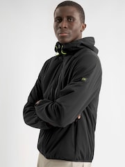 Preto - Blusão corta-vento com capuz Calvin Klein Golf Augusta Lined - Imagem 3 de 10
