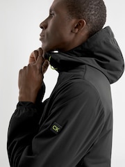 Preto - Blusão corta-vento com capuz Calvin Klein Golf Augusta Lined - Imagem 4 de 10