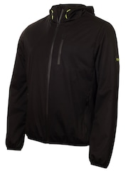Preto - Blusão corta-vento com capuz Calvin Klein Golf Augusta Lined - Imagem 7 de 10