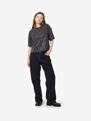 NOISY MAY Grey Embellished Graphic Print T-Shirt - Image 2 of 5