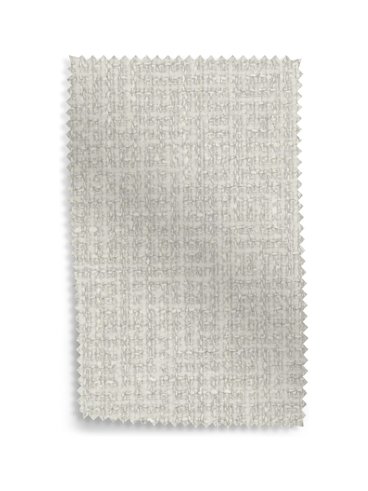 Chunky Texture Oyster Natural Wren Scallop Headboard Upholstered Bed Frame - Image 9 of 9