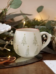 Sophie Allport Christmas Trees Stoneware Mug - Slika 1 iz 2