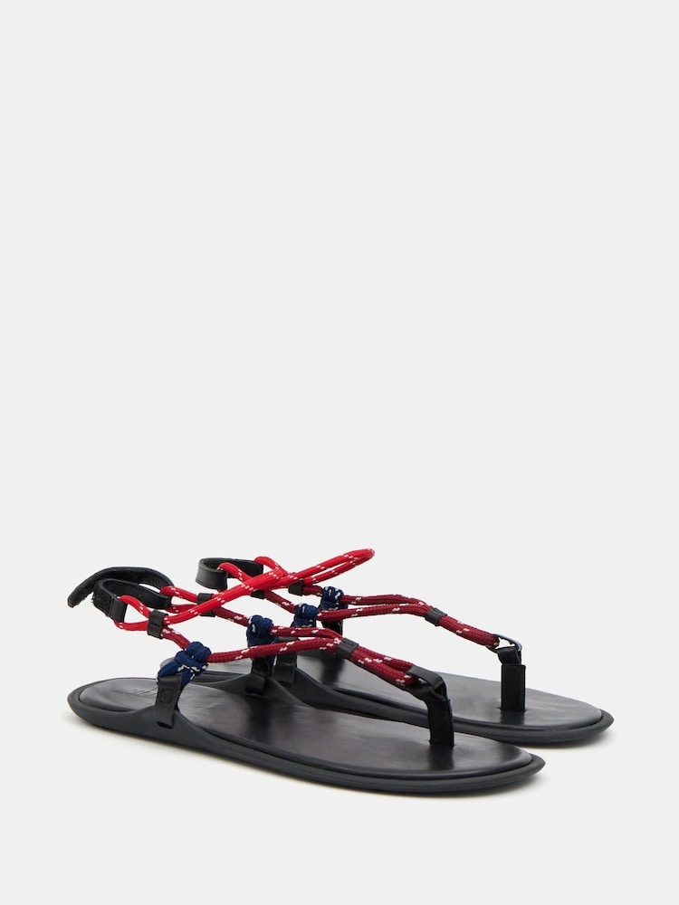 Hush Rope Detail Flat Sandals - Image 4 of 6