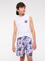 Abercrombie & Fitch Pink Inter Miami Swim Shorts - Image 1 of 7
