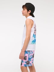 Abercrombie & Fitch Pink Inter Miami Swim Shorts - Image 2 of 7