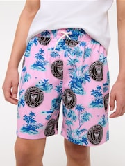 Abercrombie & Fitch Pink Inter Miami Swim Shorts - Image 5 of 7