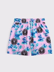 Abercrombie & Fitch Pink Inter Miami Swim Shorts - Image 6 of 7