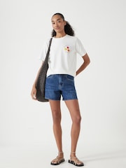 Hush Blue Essential Denim 100% Cotton Shorts - Image 1 of 5