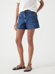 Hush Blue Essential Denim 100% Cotton Shorts - Image 2 of 5