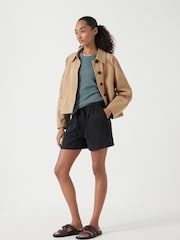 Hush Black Paloma Pull On Shorts - Image 1 of 5