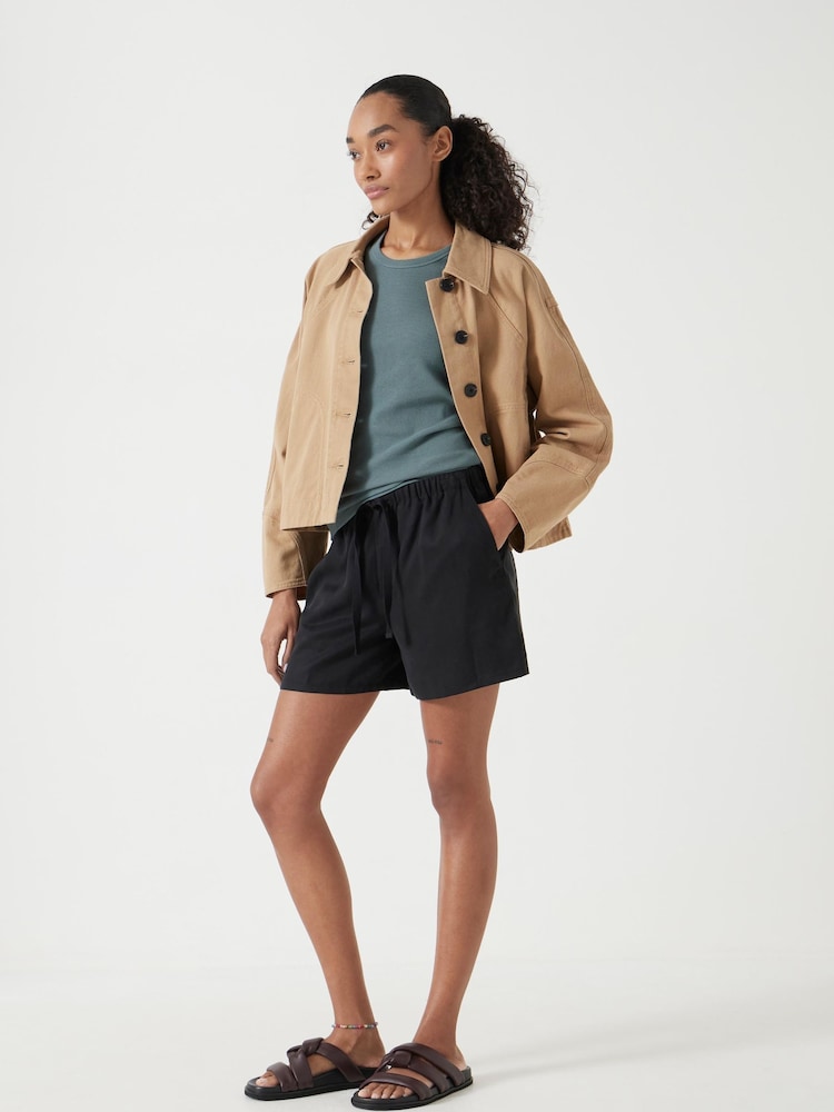 Hush Black Paloma Pull On Shorts - Image 1 of 5