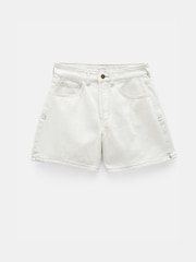 Hush Cream Essential Denim 100% Cotton Shorts - Image 6 of 6