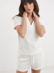 JD Williams Cream Super Soft Lounge Set - Image 3 of 4