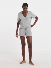 JD Williams Grey Lace Pyjamas Set - Image 3 of 4