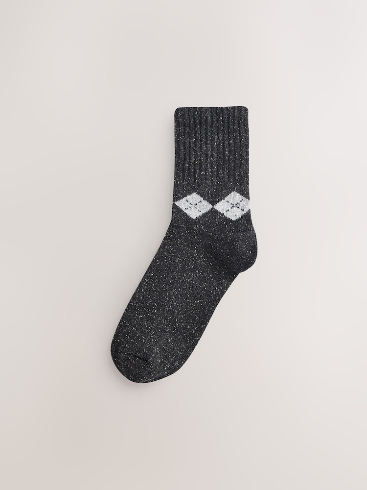 Neitrāls Ārgils - Termo vilnas maisījuma potīšu zeķes 3 iepakojums ar zīdu - Attēls 6 no 6