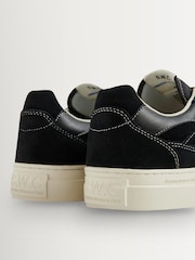 Stepney Workers Club Black Pearl Cup Suede Trainers - Image 5 of 5