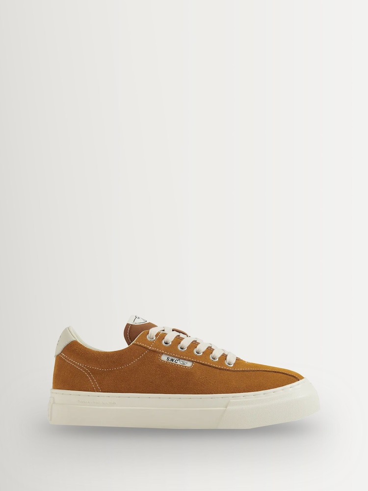 Stepney Workers Club Tan Brown Dellow 02 Suede Trainers - Image 1 of 5 Stepney Workers Club Tan Brown Dellow 02 Suede Trainers - Image 1 of 5