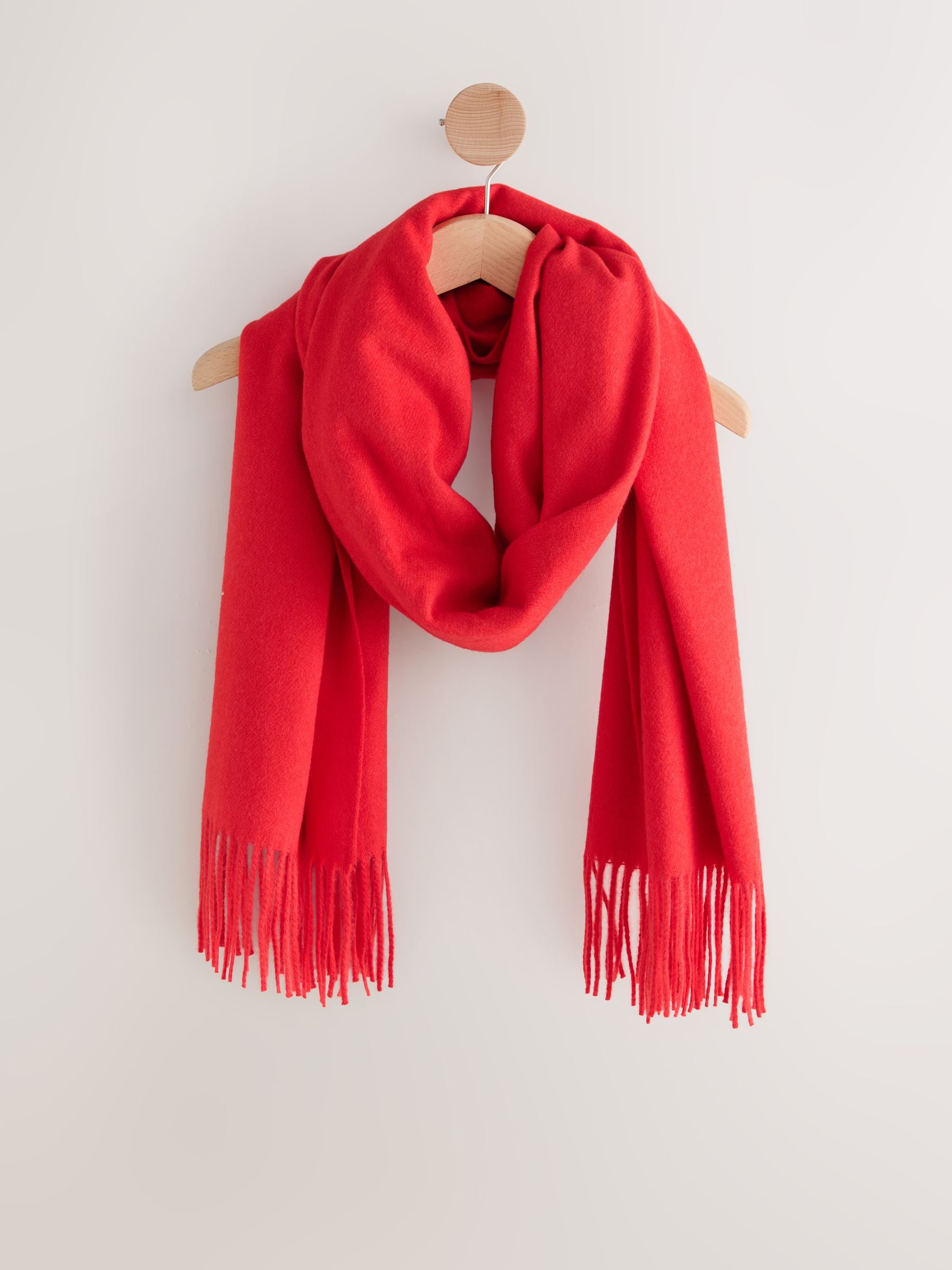 Buy Red Midweight Scarf from Next Singapore