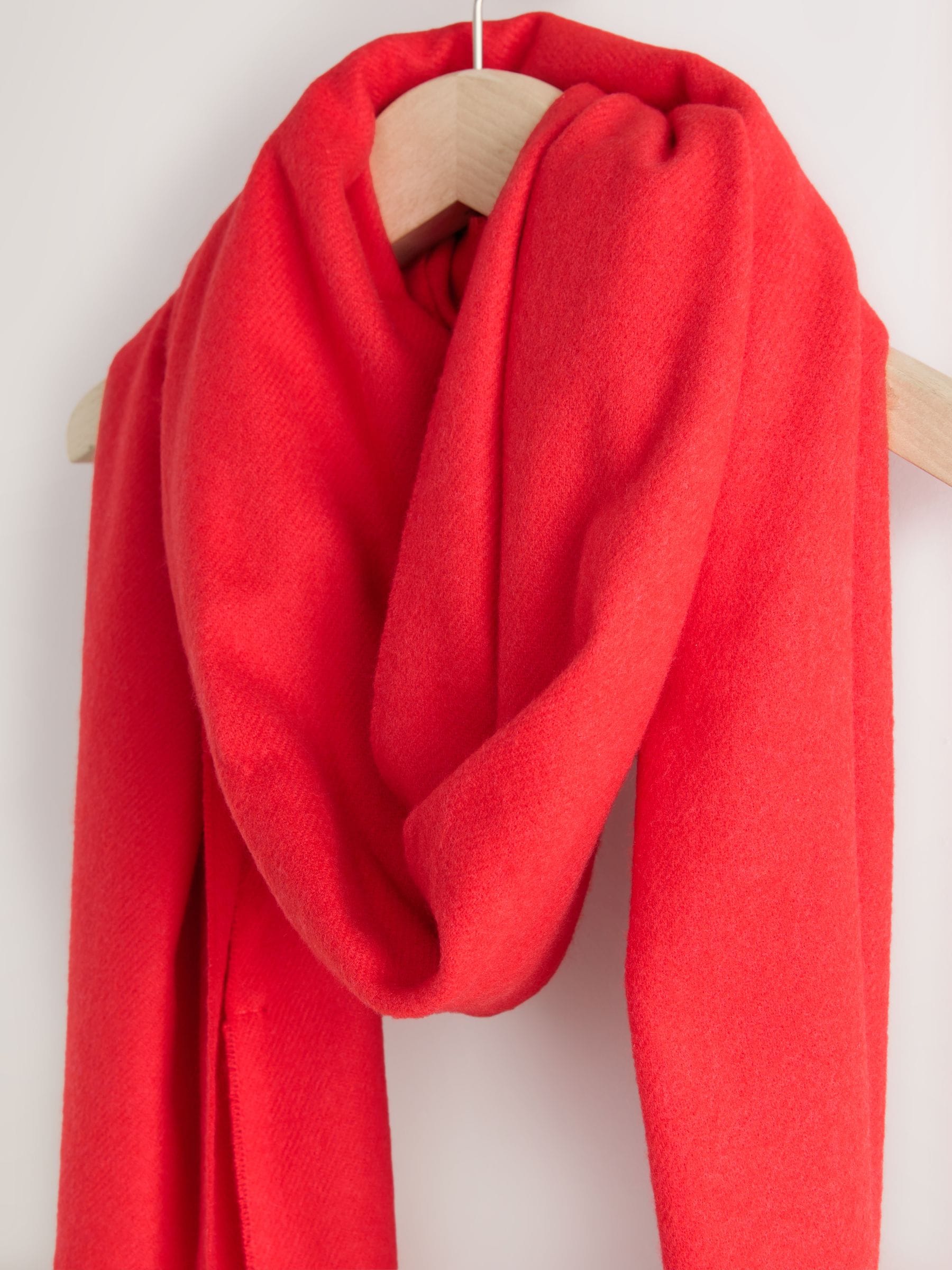 Buy Red Midweight Scarf from Next Singapore