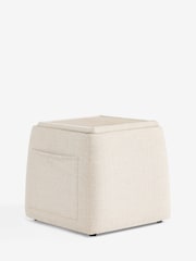 Tweedy Plain Light Natural Irvine Storage Stool - Image 5 of 6