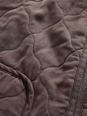 Chocolate Brown Quilted Jacket - Image 7 of 10