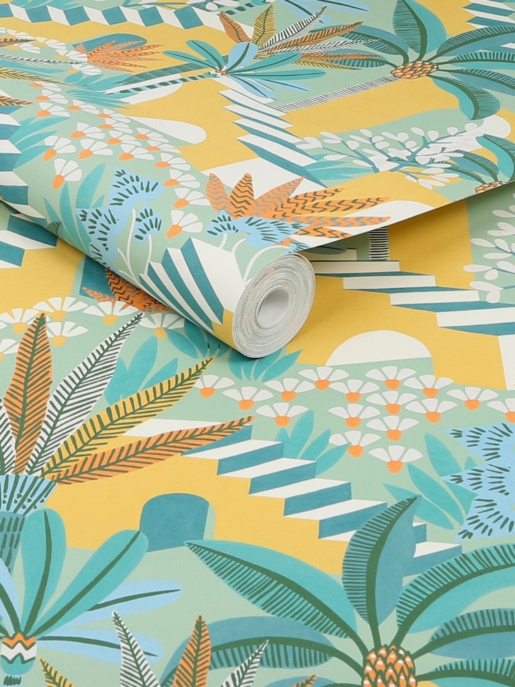 Graham & Brown Citron Envy Vacay 10M Wallpaper - Image 2 of 3