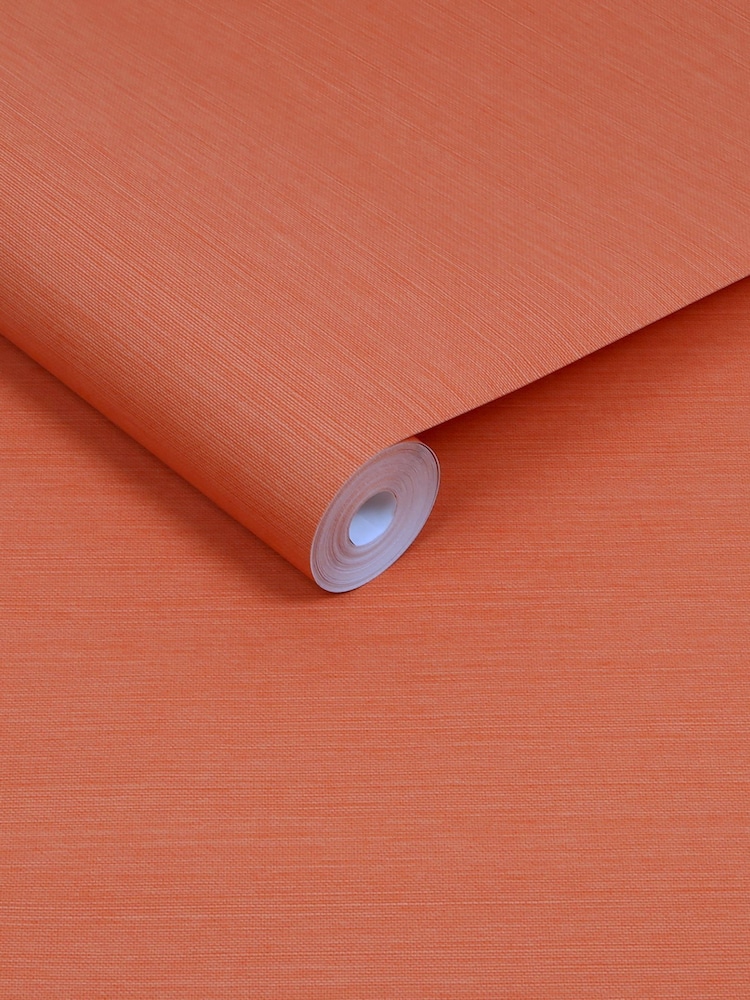 Graham & Brown Terracotta Envy Stitch Please 10M Wallpaper - Image 2 of 3